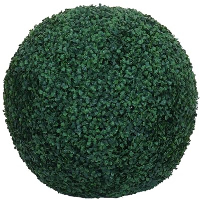 Mendler Busch artificial HWC-O96, bola de boj decorativa, planta artificial Buxus, exterior, polietileno, diámetro 53 cm