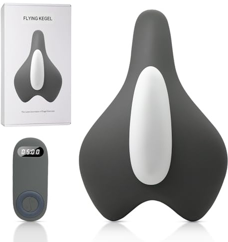 Kegel Exerciser for Tightening & Strengthening Muscle Control Training, Suitable for Both Men and Women, Intelligent Remote Control Exerciser, Hip Muscle Strength Training (Graphite)