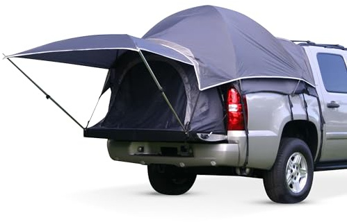 Napier Chevy Avalanche Truck Tent | Pickup Truck Bed Camping Tent | Full Rainfly for Water Protection | Sturdy and Spacious 2-Person Truck Tent | Easy 15 Minute Setup | Grey | Model 99949