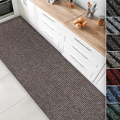 Floordirekt Passatoia da cucina Granada - Passatoia su misura per la cucina - Larghezza: 80 cm - Tappeti moderni e di alta qualità per la casa (Beige, 80 x 150 cm)