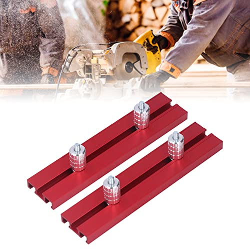 Positioning Clamp Tool Set Kit, 15.8-19.8mm Woodworking Planing Stop Bench Dog Cabinet Wood Clamping Holder Saw Jig Workbench Table for Engraving Machine Electric Circular Saw Table(19.8mm)