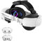 TRANSNOVO Headstrap Kompatibel mit Meta Quest 3S/Quest 3 Zubehör, 10000 mAh Akkupack Head Strap mit EIN Knopf Verstellmechanismus, Verbesserter Komfort und Verlängerte Spielzeit von 2-3,5 Stunden
