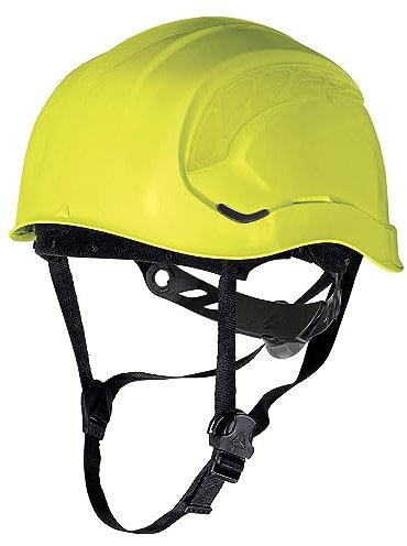 Deltaplus GRAPEJAFL Bauhelm - Bergsteigerhelm-Stil, Gelb, Größe Einstellbar