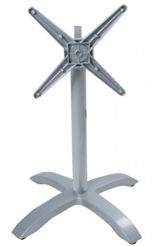 Metall Gastronomie Tischgestell Picos Tischbein Untergestell Bistro Tisch silber