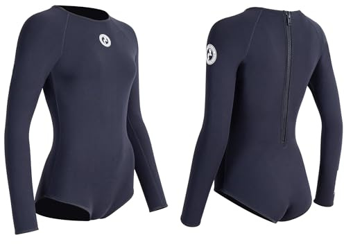 Two Bare Feet Women's 2mm Arabella Neoprene One-Piece Wetsuit – Premium Swim Suit for Surfing, Swimming, Scuba Diving & Water Sports, Flexible, Durable, Multiple Styles