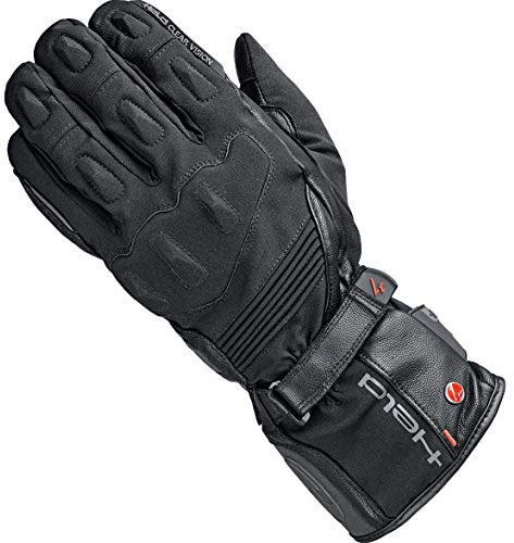 Held Satu Gore-Tex wasserfeste Motorrad Handschuhe, schwarz, 10