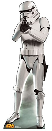 Cardboard People Storm Trooper Life Size Cardboard Cutout Standup - Star Wars Classics Retouched