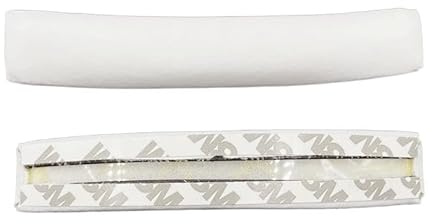 Taoricen Kopfband Polster für JBL Tune 600BTNC/T660NC/T510BT/T500BT/T450BT Kopfhörer, Kopfbügel Kopfpolster mit Kleber (Weiß)