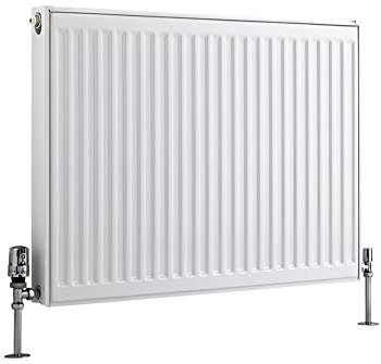 Milano Compact White Type 11 Horizontal Single Panel Convector Radiator - 600mm x 900mm