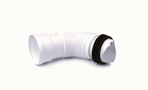 MD Technic WC Rückstauverschluss mit flexiblem Anschlussbogen Abflussrohrklappe Nagetiersperre DN 110