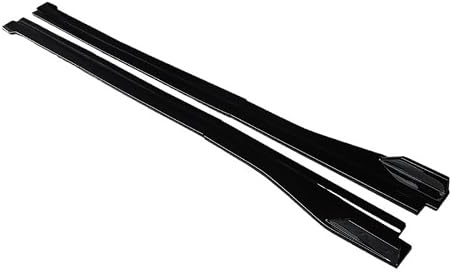 Bil sidokjolar För Benz E-klass W213 E200 E260 300 2017 2018 2019 2020 2021 2022 2023 Car Sido Skirt Extension Splitter Winglet Side Wing Bumper Lip Car Side Skirt(Gloss Black)
