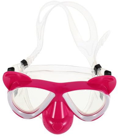 Kisangel Tauchermaske Für Junge Mädchen Mit Nasenschutz Schwimm Und Tauchmaske Klarer Sicht Antibeschlagbrille Zum Schnorcheln Schwimmen Und Tauchen