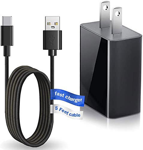 Blu Android Phone Charger, 5V USB C Wall Charger Adapter Fast Charging for Blu View 3, View 2, M8l, M10l, G9, G90 Pro, G91 Max, G91 Pro, G91S, G50 MEGA, G70, VIVO XI Smartphones 5ft Charge Cable Cord
