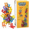 42 Teile Stapelstuhl-Spiel, Mini Stuhl Balance Blöcke Spielzeug Stapelspiel Stuhl auf Stuhl Stapeln Spiel Stapelstühle Stapelturm Spiel Geschicklichkeitsspiel Balance Spielzeug Spaß für ganze Familie