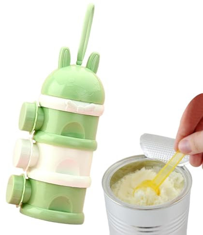 Distributeur de lait en poudre, pot de lait en poudre à 3 couches | Boîte à lait anti-déversement, récipient à lait en poudre, boîte de formule pour activités de plein air