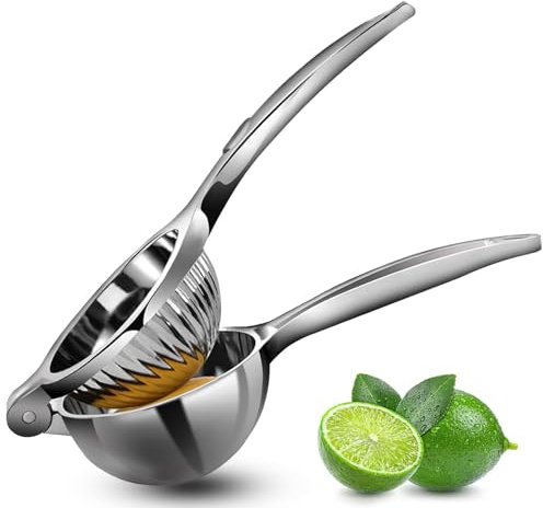 Luxoraiova Presse Citron, Presse Agrumes, Presse Citron Presse-Agrumes Fabriqué en Alliage de Zinc, Passe au Lave-vaiselle, Presse Orange Manuel pour Cuisine, Bar, Restaurant