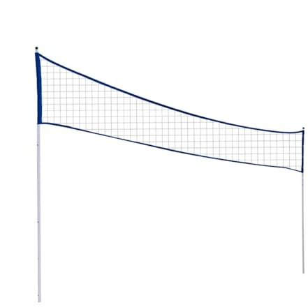 Volleyball Net | Tennis Net | Badminton Net | Portable Badminton Tennis Net Set | Foldable Volleyball Net Frame | 4-Sides Volleyball Badminton Game Net Set For Pool Schoolyard Beach Backyard Park