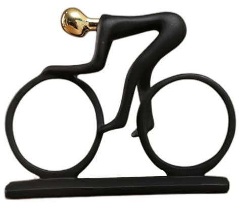 Estatua deportiva Figura abstracta | Resina Resumen Estatua Esculturas de Atleta, Ornamento Hogar Bar Oficina Decoración Cumpleaños Regalo Arte Colección, Oro, Plata