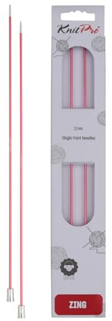 KnitPro Zing Single Pointed Needles 14 (35cm) | 2.00mm