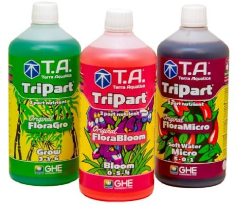 GHE - Flora Pack (Micro+Grow+Bloom) 3x1L