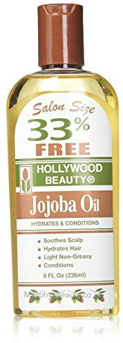 Hollywood Beauty Jojoba Oil Scalp Treatment, Beige , 8 Oz