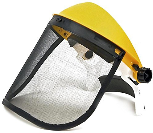 Ama 07071 Visière de sécurité professionnelle grillagée avec coiffe réglable