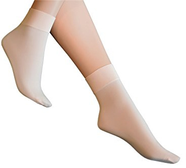 2 Pairs Silky Essentials Ballet Socks Theatrical Pink 4-7 Shoe Size