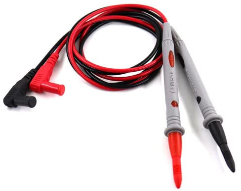Universal Multímetro Digital de La Sonda,Cable de Prueba Multimetro,Multímetro de Cables de Medición (Rojo)