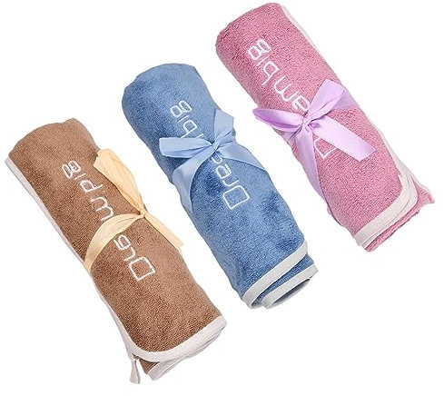 Azonelife 3-Pack Microfibre Sports Towels - Fast Drying Absorbent Gym Towels Perfect for Yoga, Camping, Travel, Hiking, Beach - 71 x 34.5 Cm