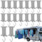 KLLJ Kederleiste Haken,RV Markisenhaken,Camping Markisen Haken,Camping Kederschiene Haken Zubehör,S Förmige RV Haken,RV Markisenhaken für Kederschiene,Zubehör für Wohnmobil,Wohnwagen,Camping Zelt