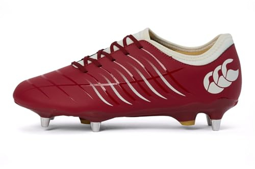 Canterbury CCC Phoenix 2.0 Team Boots, unisex, rosso, taglia 42, Rosso, 49 EU