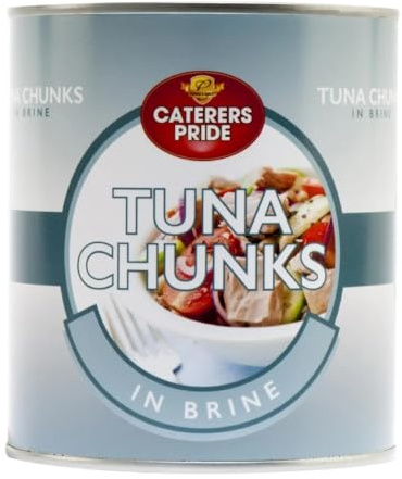 Caterers Pride Tuna Chunks in Brine, 800g (Pack 6)