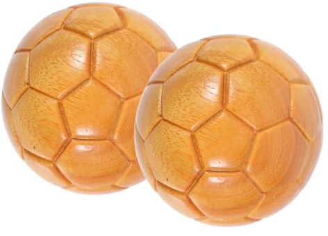 CLISPEED 2pezzi Palline per Esercizi per Mani Design da Calcio da Attrezzatura per Massaggi Meditazione e Rilassamento in Vari Ambienti