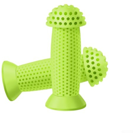 Yhenlovtt Empuñaduras de goma antideslizantes para manillar de bicicleta para niños y niños, triciclo con 2 cm de diámetro, para manillares de 2 a 2,2 cm (verde)