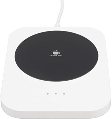 Picysa Dryckevärmare, USB-driven smart kaffemugg med konstant temperatur 50 ℃ 55 ℃ 60 ℃ för skrivbord, med automatisk avstängning, för keramiska glasmuggar och
