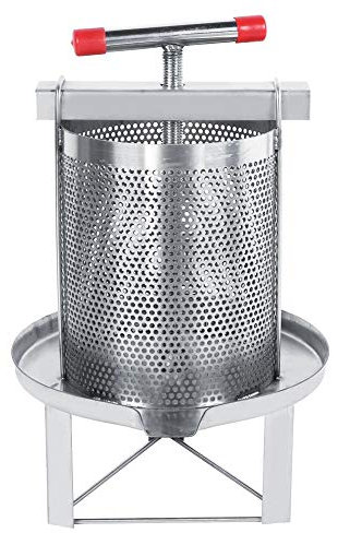 Honigpressextraktor, Edelstahl Haushaltshandbuch Honigpresser Wachspresse Imkerei mit Filter