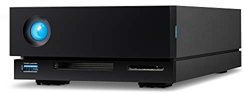 LaCie 1big Dock HDD 20TB externe Festplatte, Thunderbolt 3, USB, PC Mac iPad & iPhone, Data Rescue Service (STHS20000800)