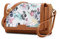 Peacocktion Damen Umhängetasche, Kleine Crossbody Taschen Schultertasche, Handgelenkstaschen Geldbörse mit Crossbody und Handgelenk 2 Riemen, Handytasche zum Umhängen mit Kartenhalter, 02-Braun Floral