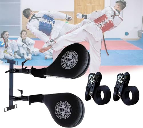 DYK&NX Bundle-Stil Taekwondo Kick Pads, Langlebige Striking Pad Target, Pu Kickboxen Boxen Pratzen, für Kampfsport-Training Taekwondo Kickboxen Boxen (Color : 2 Targets)