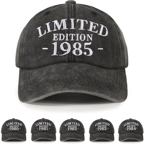 NOEMIN 40th-1985 Birthday Gifts for Men,Dad Birthday Gift - Baseball Caps Mens Cotton Adjustable Vintage