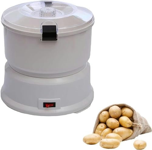 Éplucheur de pommes de terre électrique – Éplucheur rotatif automatique pour légumes, outil d'épluchage de cuisine – Machine rotative à salade déshydratante