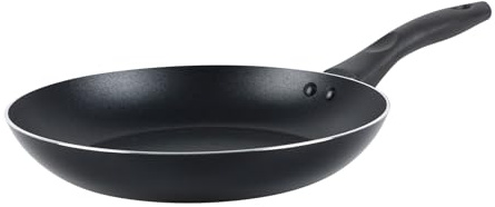 Crealys 546267 Poêle en aluminium Ø 24 cm Hauteur 4 cm Capacité 1,5 l Revêtement intérieur antiadhésif sans PFOA avec manche en bakélite Tous feux dont induction