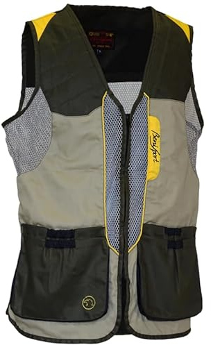 BENISPORT Chaleco de Tiro Nogal para Caza y Tiro Deportivo – Diseño Profesional con Bolsillos Amplios y Refuerzo Acolchado – Unisex (XL)