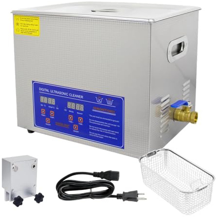 6,5 L Digital Ultraljudsrengöringsmaskin, 180 W Ultraljudsrengörare För Vinyl Med Justerbar Temperatur Och Tid, Rengöringsställ För Skivor, 40 kHz Vibrerande Rengöringsverktyg För Skivor Och Glasögon