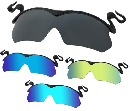 Clip On-solglasögon - Polarized Sports Eyewear, Man Vision Enhancer | Professionell utomhustaktisk bländningsreducerande hölje, universellt lättviktsskydd med förvaringsväska