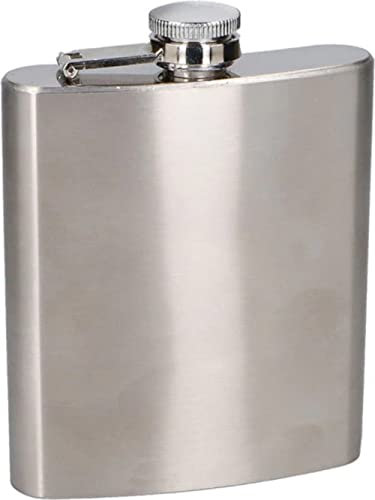 Edelstahl Flachmann Schnapsflasche Kurzer 200ml Trinkflasche Flasche Trinkbecher Trinken Taschenflasche