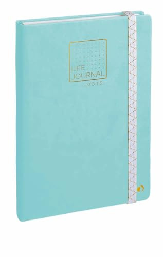 Quo Vadis - Carnet Bullet journal - Multilingue - Life Journal - Vert clair - Pages Points (dots) - 15x21 cm - Papier Clairefontaine blanc - Fabrication française