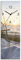 ARTLAND Wanddeko Wanduhr ohne Tickgeräusche Glas Quarzuhr 20x60 cm Rechteckig Lautlos Strand Meer Ostsee Sonne Sonnenuntergang Maritim T9QU
