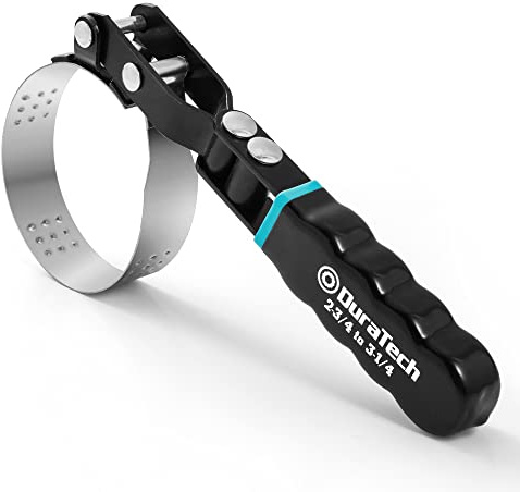 DURATECH Small Swivel Oil Filter Wrench, Fits Filters 2-3/4 to 3-1/4