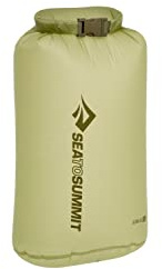 Sea to Summit - Ultra-Sil Dry Bag S 5L - Waterproof Storage & Organization - Roll-Top & Patented Field Repair Buckle - Ultra-Sil Fabric - For Backpacking - 17.1 x 15 x 30.8cm - Tarragon Green - 32g